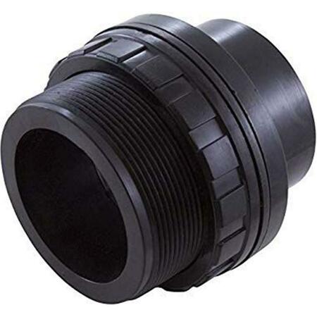 HANDS ON 2 in. Black Bulkhead Assembly for SM Series Filters HA3275308